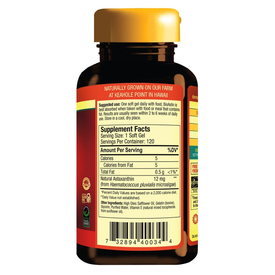 Astaxanthin hỗ trợ mắt và da BioAstin – 120 viên – ảnh 3