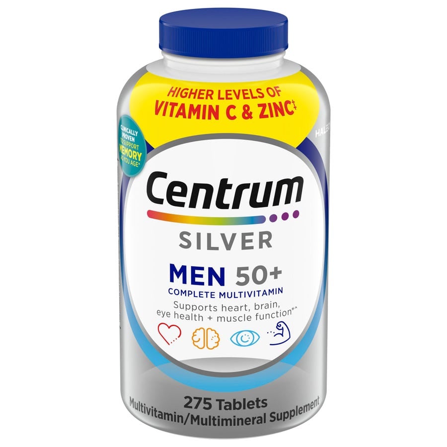 Vitamin tổng hợp cho nam Centrum Silver Men 50+ – 275 viên