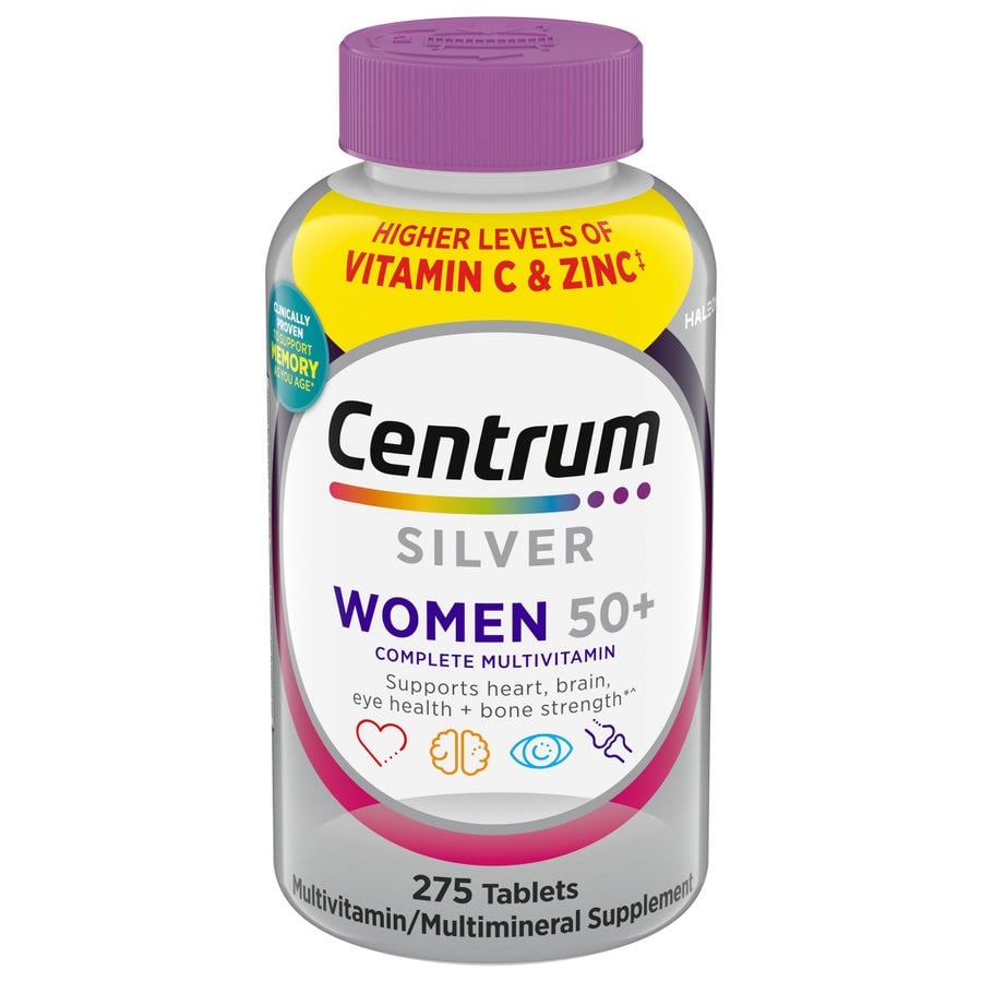 Vitamin tổng hợp cho nữ Centrum Silver Women 50+ – 275 viên