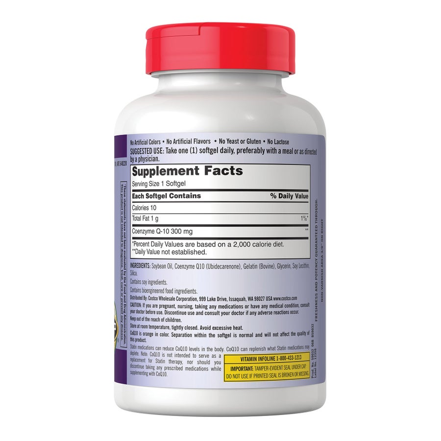 Combo 2 hộp CoQ10 300mg hỗ trợ tim mạch Kirkland – 2 × 100 viên – ảnh 3