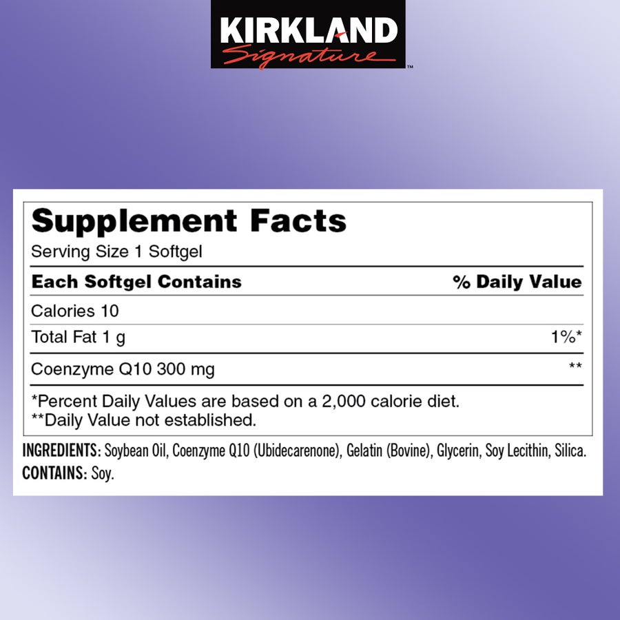 Combo 2 hộp CoQ10 300mg hỗ trợ tim mạch Kirkland – 2 × 100 viên – ảnh 4