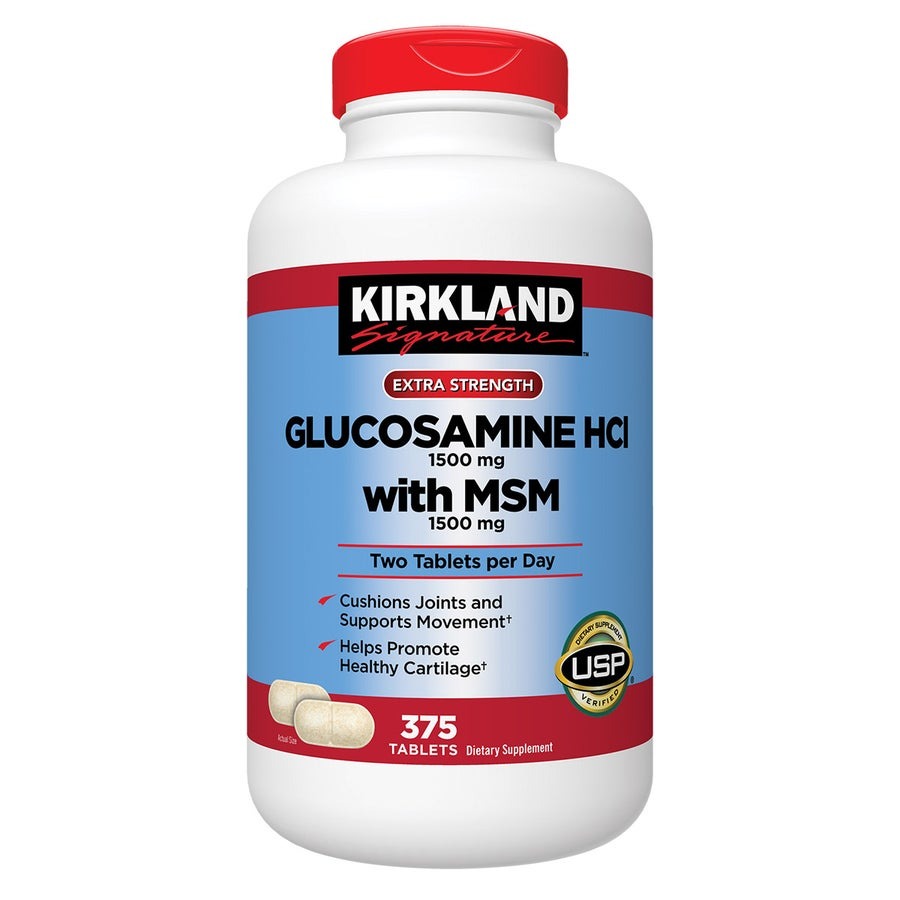 Combo 2 hộp glucosamine + MSM hỗ trợ khớp Kirkland – 2 × 375 viên – ảnh 2