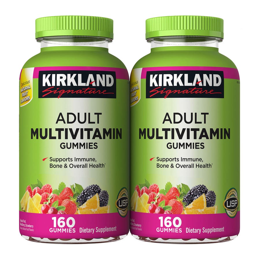 Kẹo dẻo vitamin tổng hợp Kirkland Adult Multivitamin Gummies – 160 viên