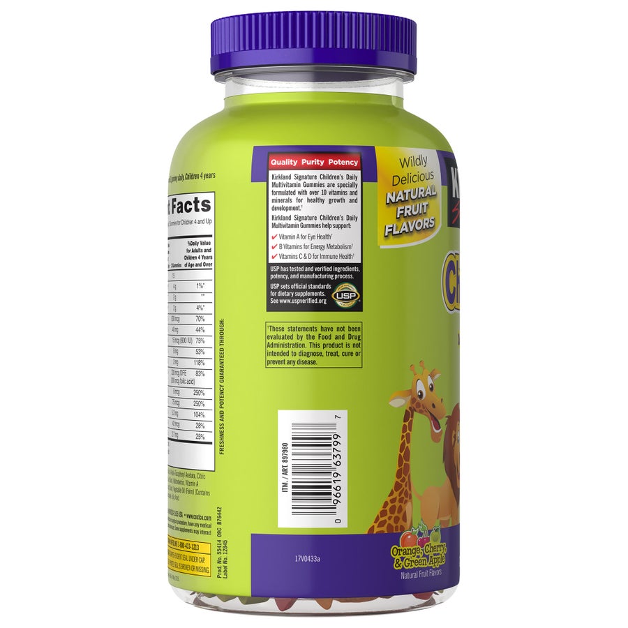 Combo 2 hộp kẹo dẻo vitamin cho bé Kirkland – 2 × 160 viên – ảnh 2