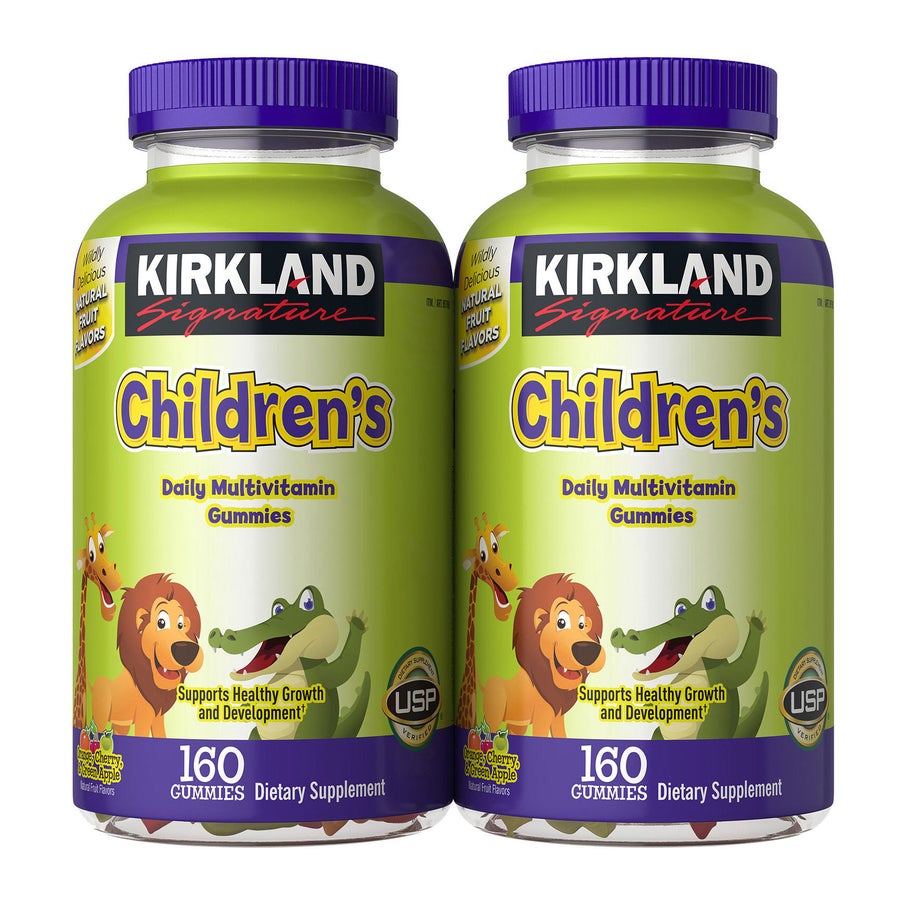 Combo 2 hộp kẹo dẻo vitamin cho bé Kirkland – 2 × 160 viên