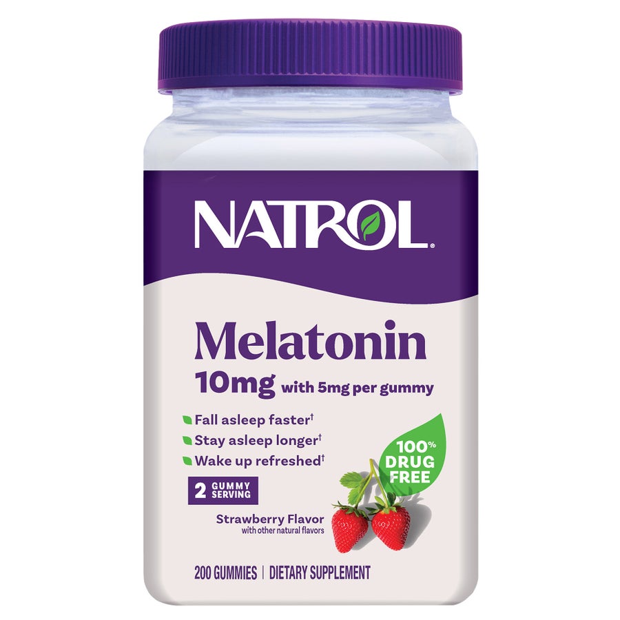 Kẹo dẻo melatonin hỗ trợ dễ ngủ Natrol – 200 viên