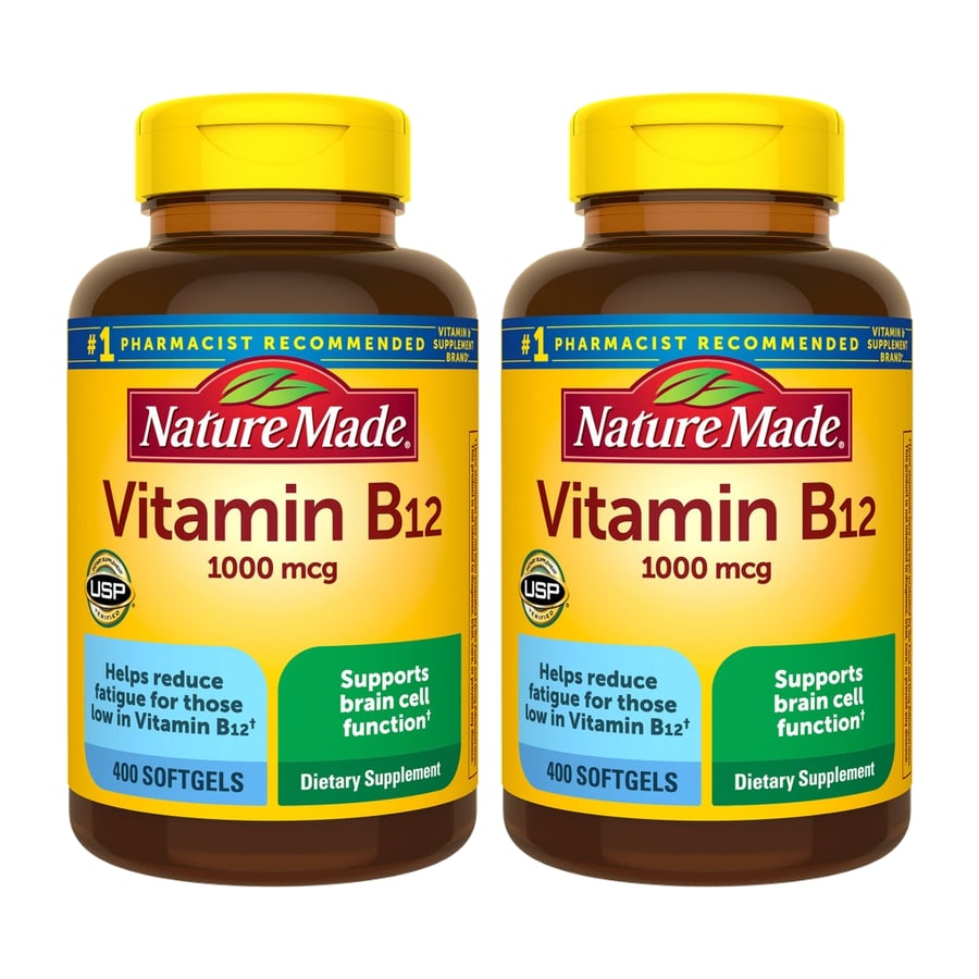 Combo 2 hộp vitamin B12 1000mcg Nature Made – 2 × 400 viên