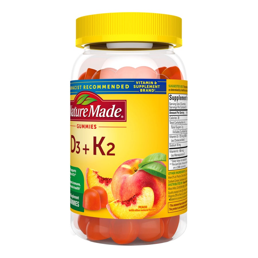 Kẹo dẻo D3 K2 hỗ trợ xương Nature Made – 110 viên – ảnh 2