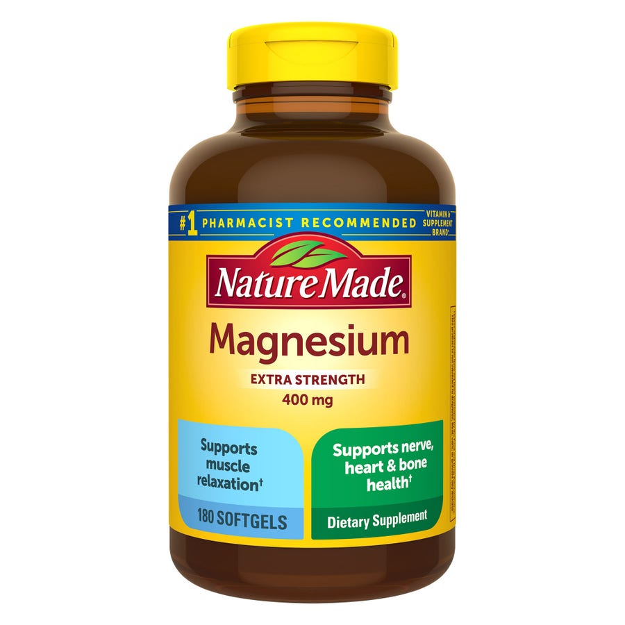 Viên uống Magie Nature Made Magnesium 400mg – 180 viên