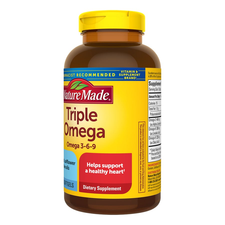 Omega 3-6-9 hỗ trợ tim mạch Nature Made – 180 viên – ảnh 2