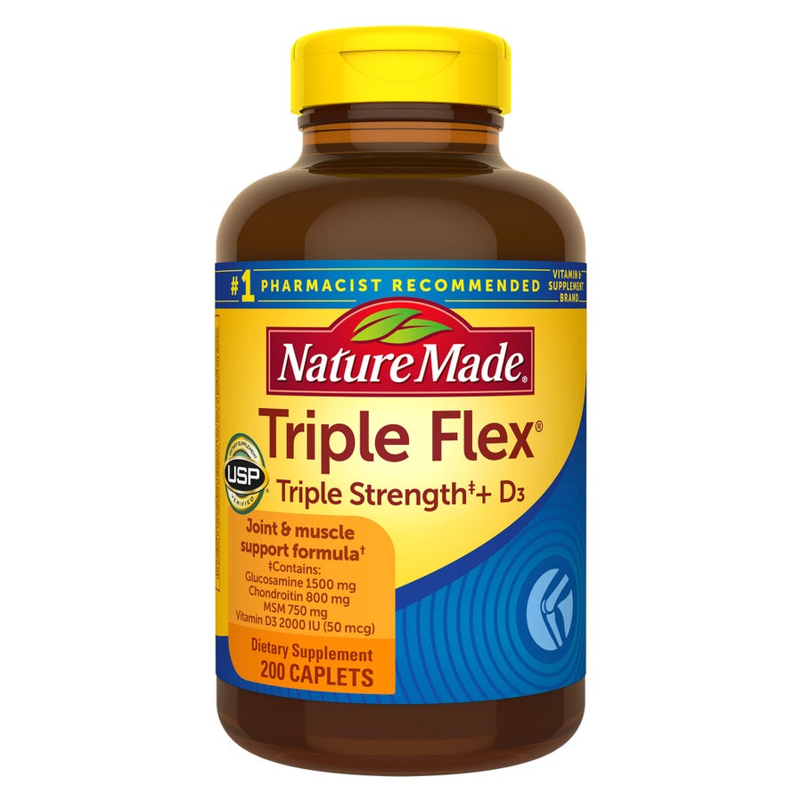 Combo 2 hộp viên khớp glucosamine Nature Made TripleFlex – 2 × 200 viên – ảnh 2