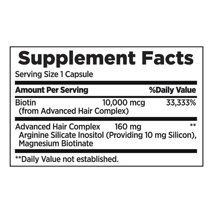 Biotin hỗ trợ tóc chắc khoẻ Nature's Bounty – 90 viên – ảnh 5