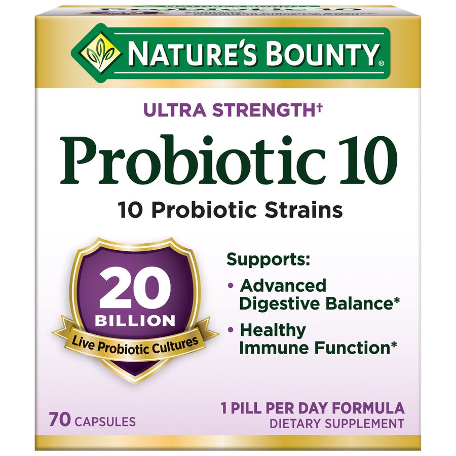 Men vi sinh hỗ trợ tiêu hoá Nature's Bounty – 70 viên