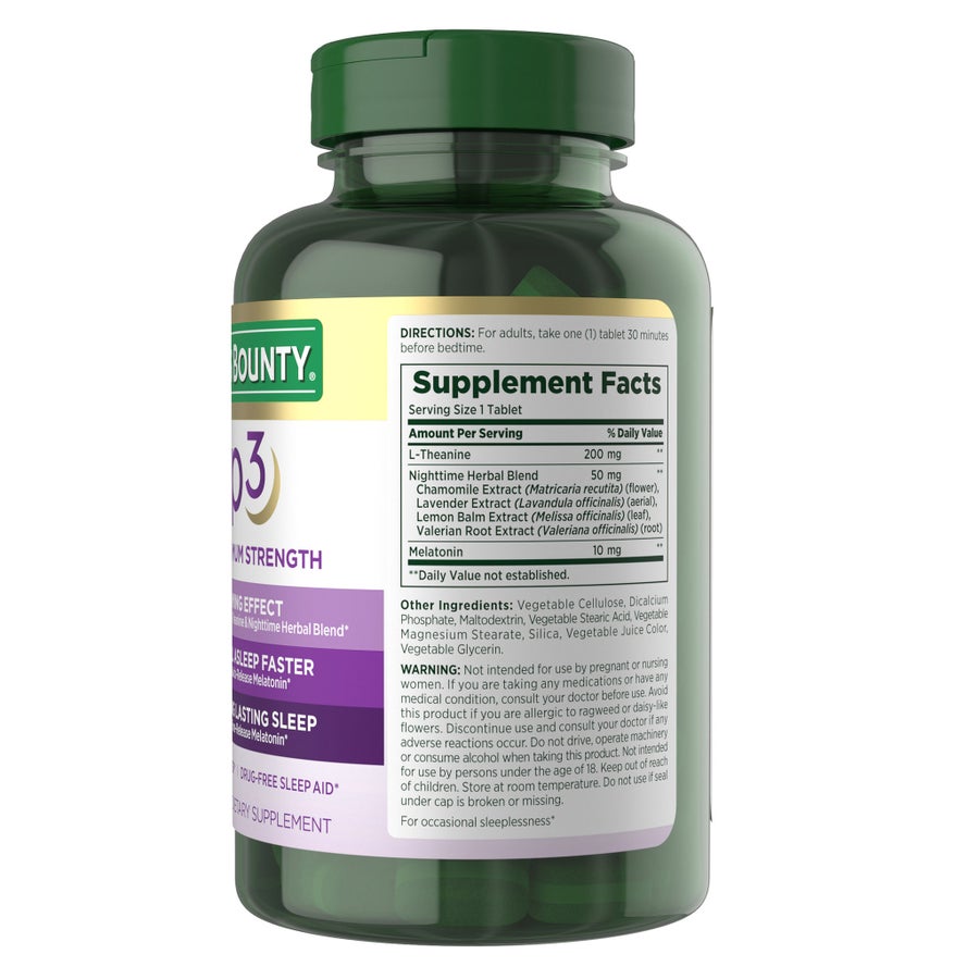 Viên hỗ trợ dễ ngủ Nature's Bounty 10mg – 120 viên – ảnh 3