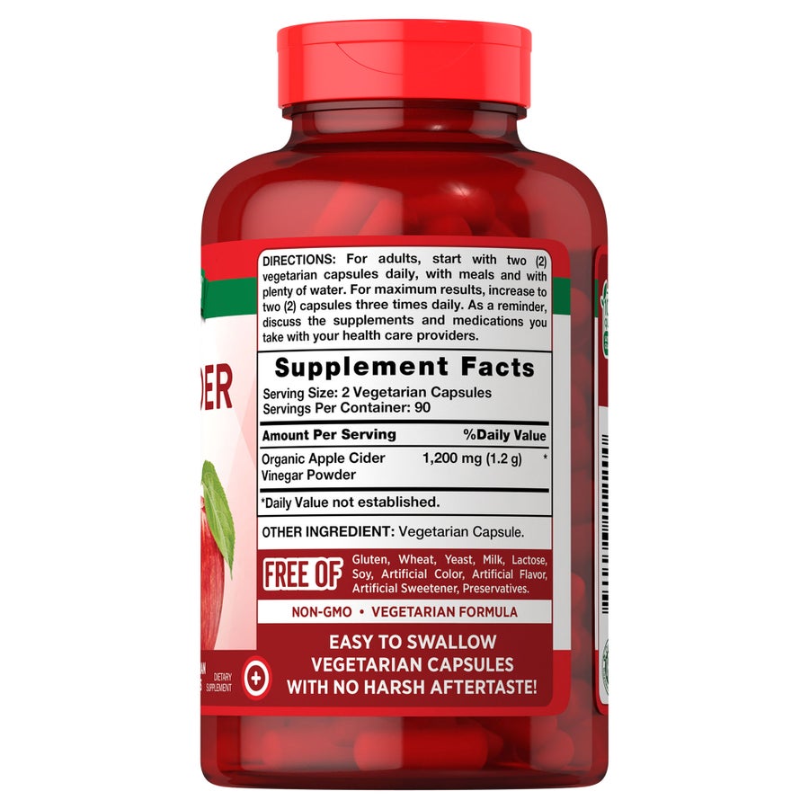 Combo 2 hộp giấm táo hữu cơ dạng viên Nature's Truth – 2 × 180 viên – ảnh 5