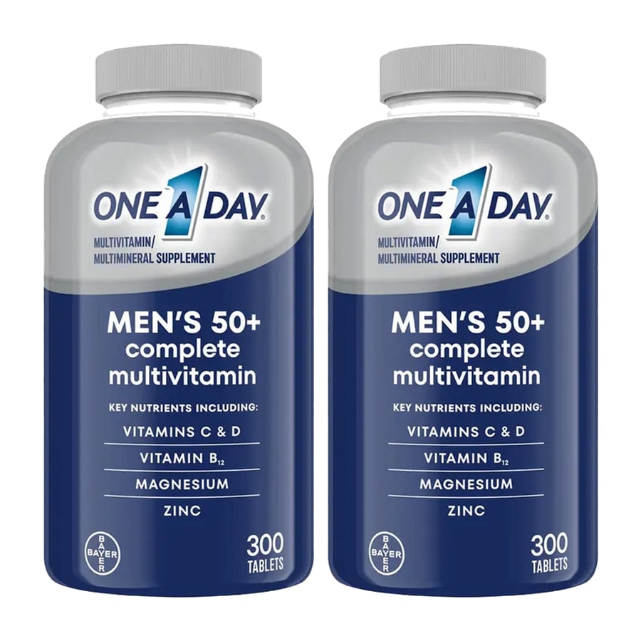 Combo 2 hộp vitamin tổng hợp cho nam 50+ One A Day – 2 × 300 viên