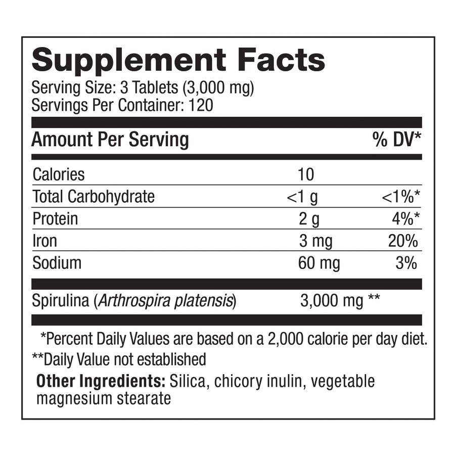 Tảo xoắn bổ sung dinh dưỡng Nutrex Hawaii – 360 viên – ảnh 4