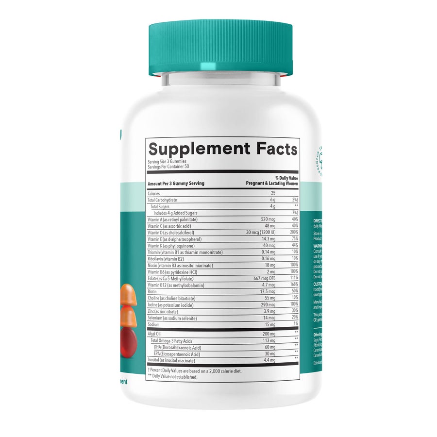 Kẹo dẻo vitamin cho mẹ bầu SmartyPants – 150 viên – ảnh 4