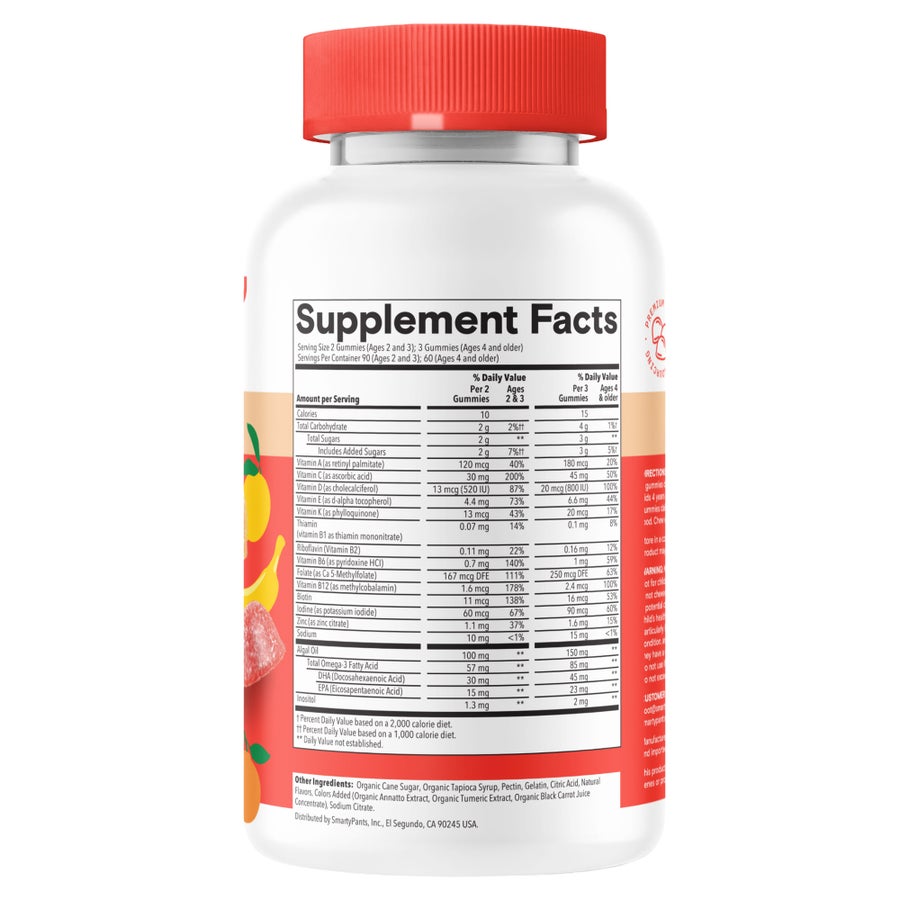 Kẹo dẻo vitamin cho bé SmartyPants – 180 viên – ảnh 4