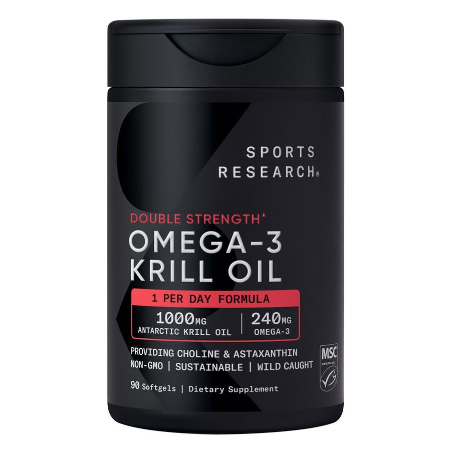 Dầu nhuyễn thể Sports Research Krill Oil 1000mg – 90 viên