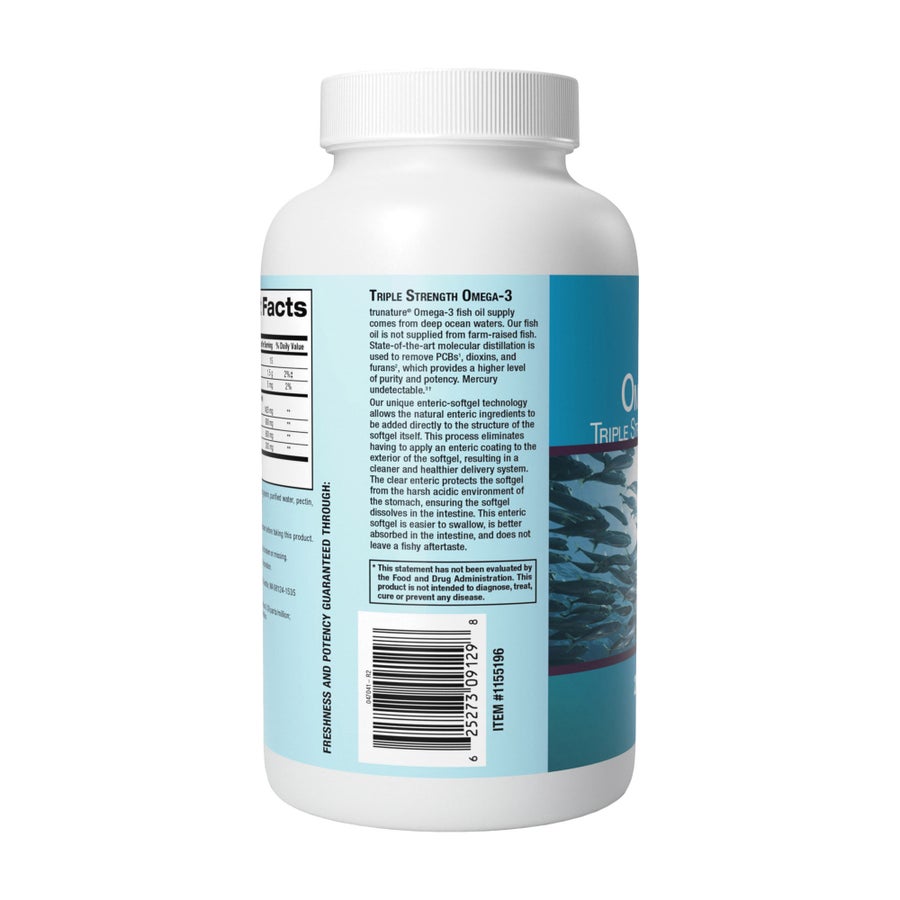 Dầu cá Omega-3 hỗ trợ tim mạch trunature – 200 viên – ảnh 2