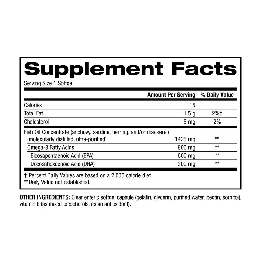 Dầu cá Omega-3 hỗ trợ tim mạch trunature – 200 viên – ảnh 4