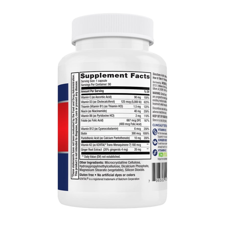 Vitamin K2 D3 hỗ trợ xương Weider – 90 viên – ảnh 2