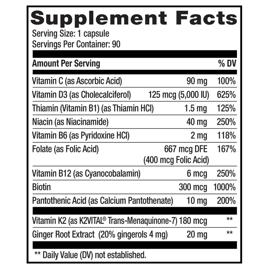 Vitamin K2 D3 hỗ trợ xương Weider – 90 viên – ảnh 5